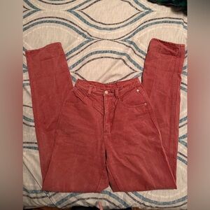 Rockies Women's Brick Red Straight Leg Jeans